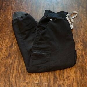 FIGS Small Petite Black Zamora Jogger